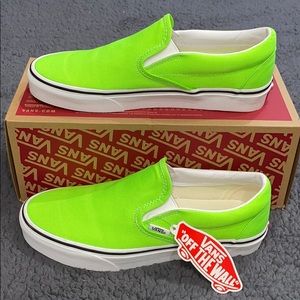🤗Vans Classic Slip On Green Gecko